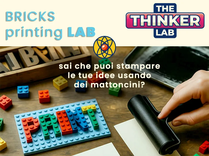Locandina: Stampa la tua opera con i mattoncini - Bricks Printing Lab