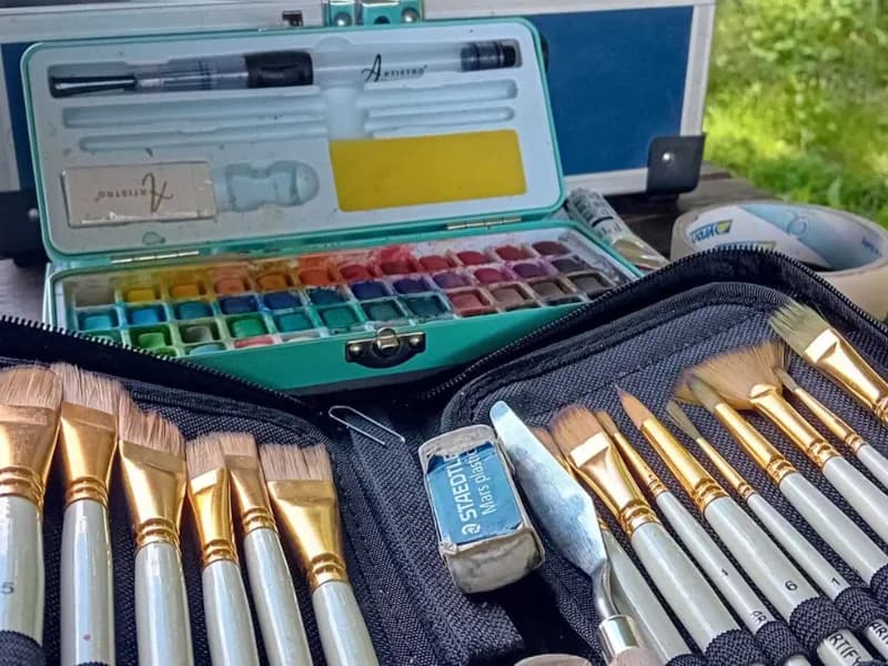 Locandina: Pennelli d'Artista - Oasi Palude Brabbia, Inarzo