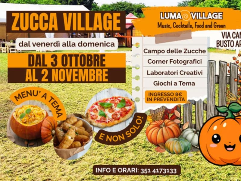 Locandina: Zucca Village 2025 || Busto Arsizio
