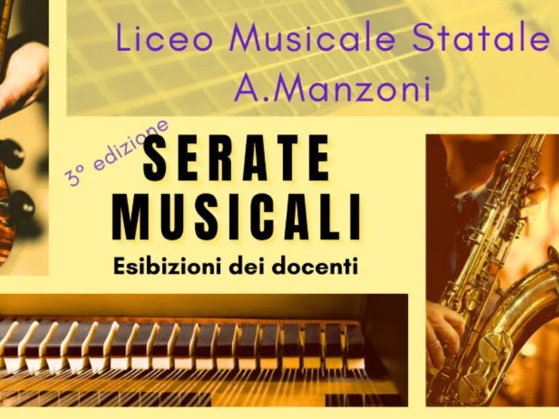 Locandina: Serate musicali a favore di TIncontro - Varese