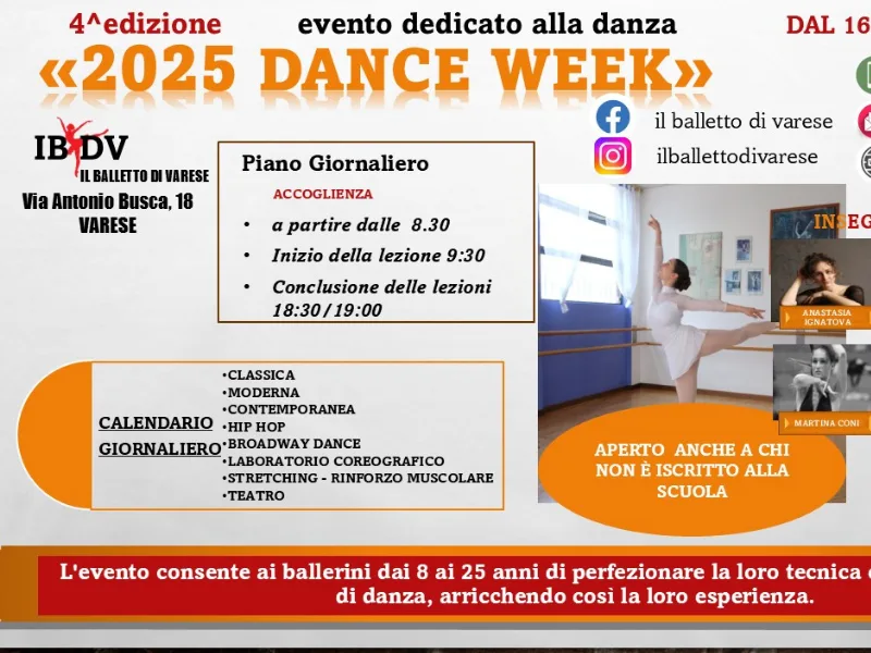 Locandina: Dance Week || Varese