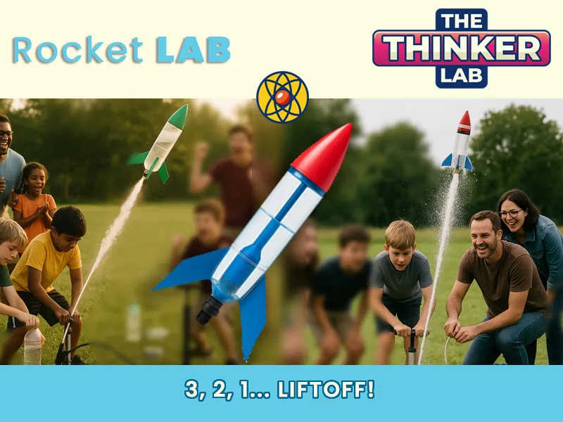 Locandina: 3, 2, 1… LIFTOFF! || The Thinker Lab, Varese