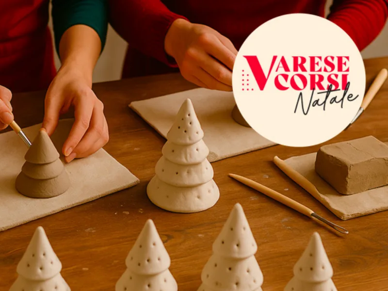 Locandina: Alberelli di Natale in ceramica || Varese