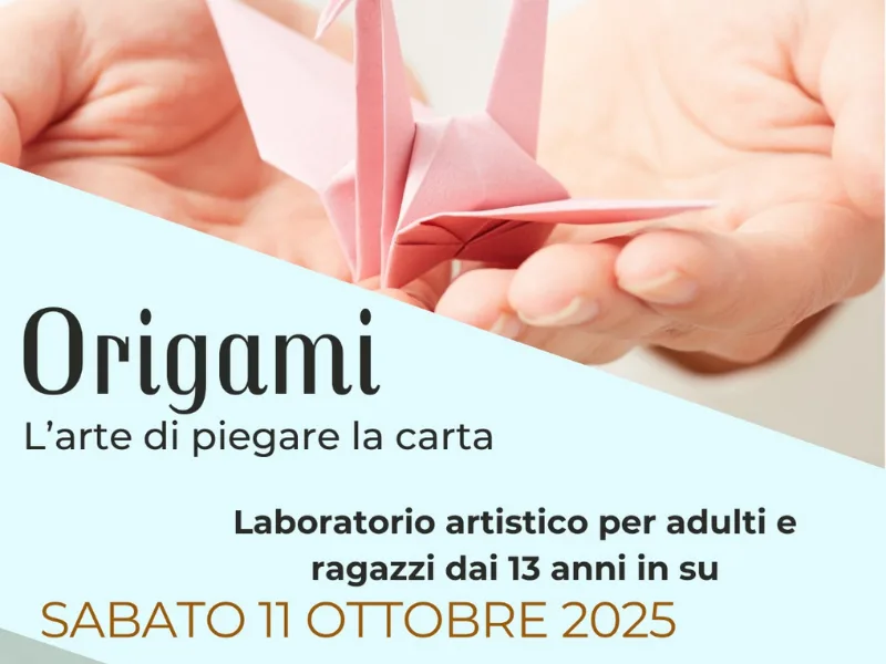 Locandina: Origami – L’arte di piegare la carta || Lonate Pozzolo