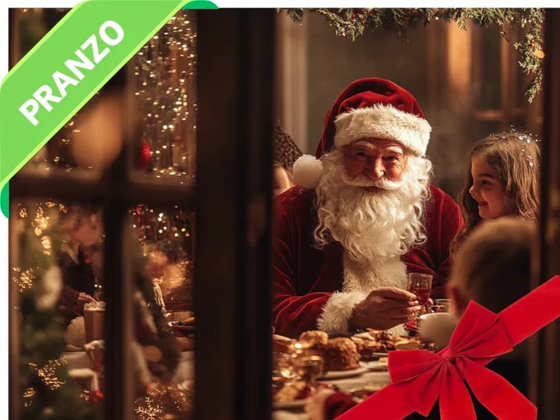 Locandina: Pranzo al Villaggio di Natale - sab 21