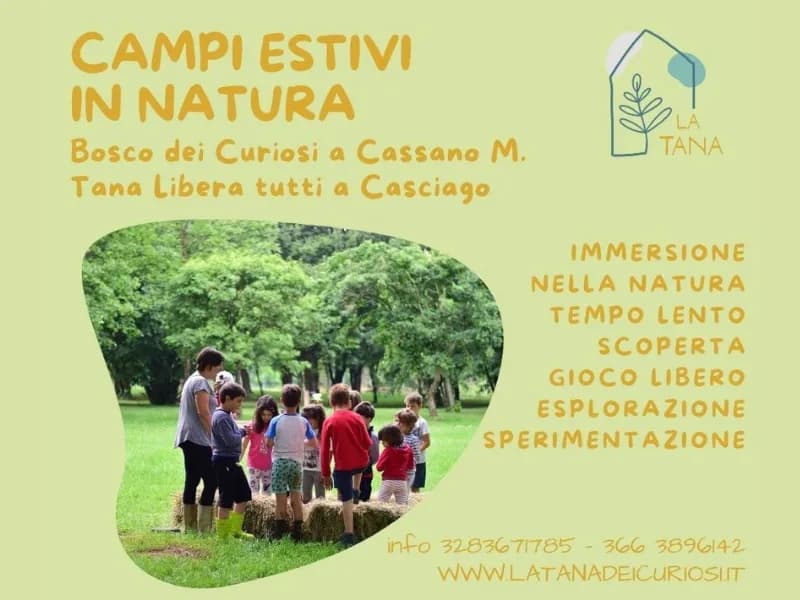 Locandina: Campi estivi In Natura - Cassano Magnago, Casciago