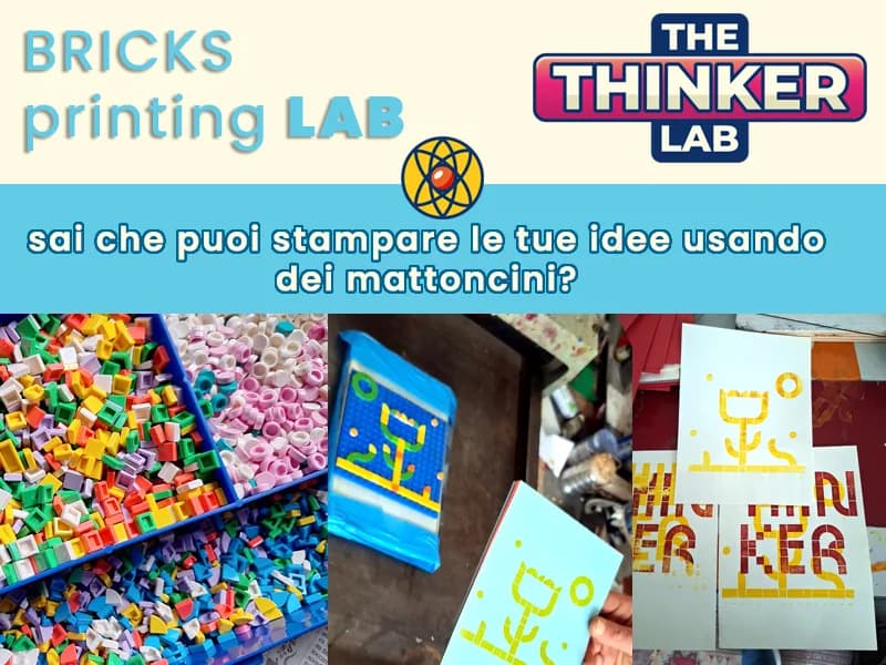 Locandina: Stampa con i LEGO®" – Thinker Lab, Varese