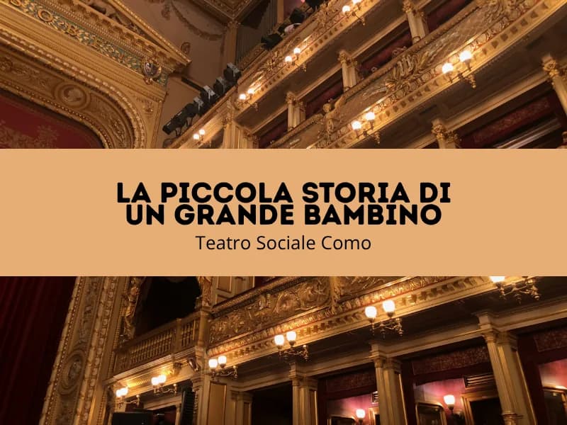 Locandina: La piccola storia di un grande bambino || Teatro Sociale Como