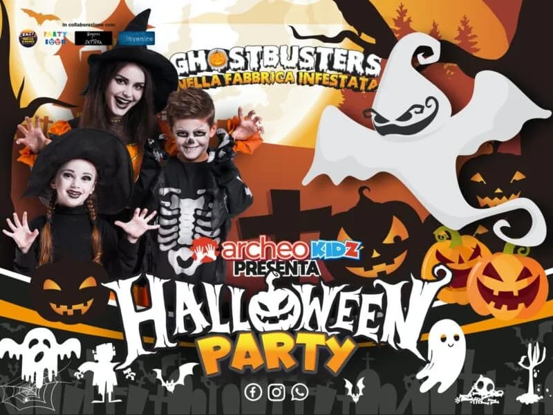 Locandina: HALLOWEEN PARTY - Ghostbusters nella fabbrica infestata