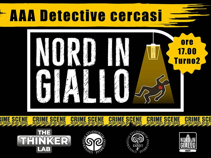 Locandina: AAA Detective cercasi – Thinker Lab, Varese