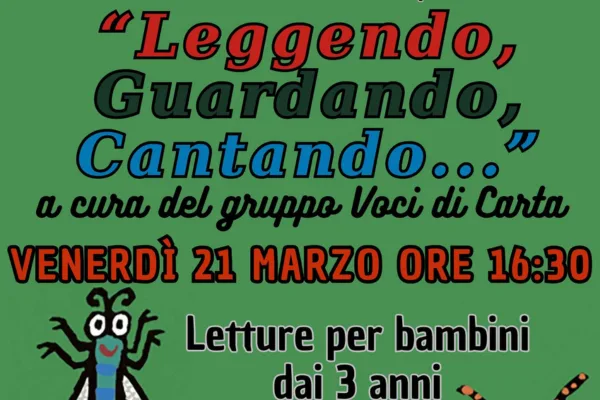 Locandina: Leggendo, guardando, cantando...