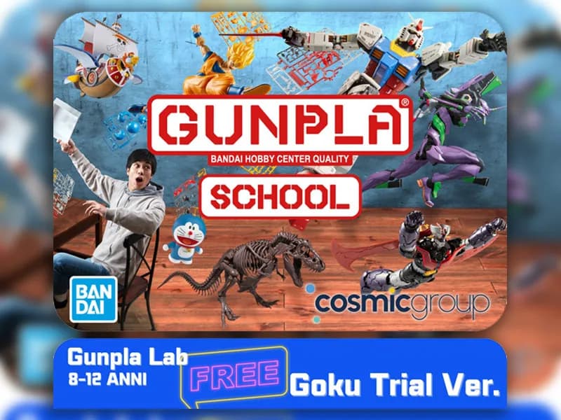 Locandina: Costruisci il tuo Goku! - Gunpla Lab
