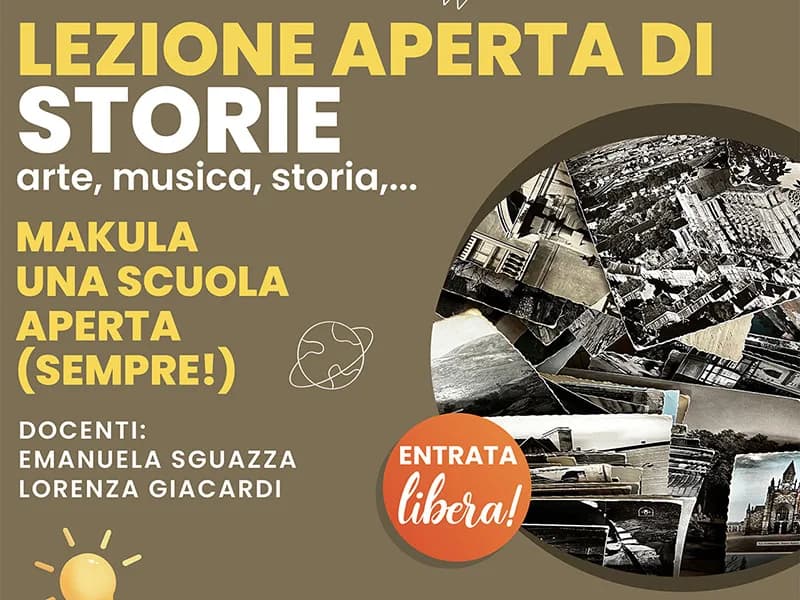 Locandina: Lezione aperta di Storie - Arte, Musica, Storia...