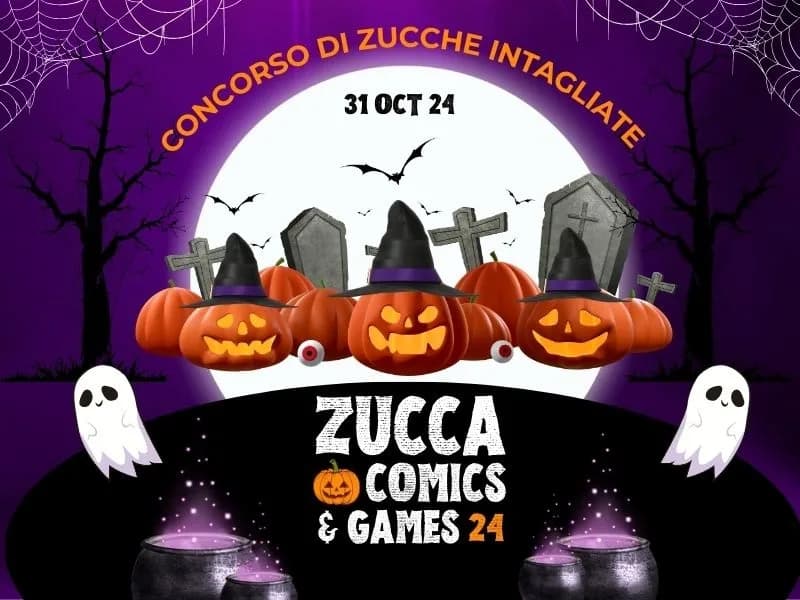 Locandina: Zucca Comics&Games - Concorso di Zucche Intagliate