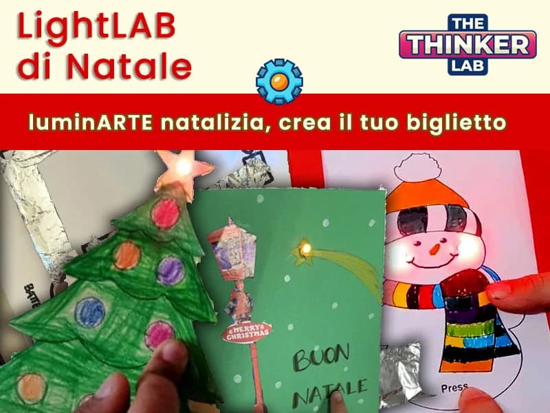 Locandina: LED luminARTE natalizia || The Thinker Lab, Varese