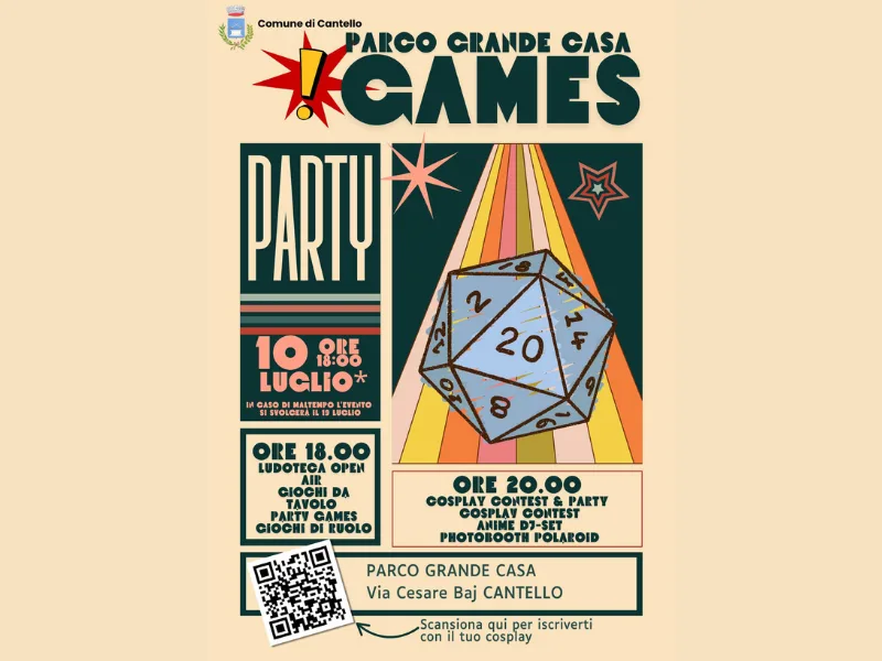 Locandina: Parco Grande Casa Games! || Cantello (VA)