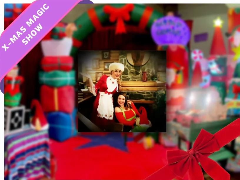 Locandina: X-MAS MAGIC SHOW spettacolo al Villaggio di Natale