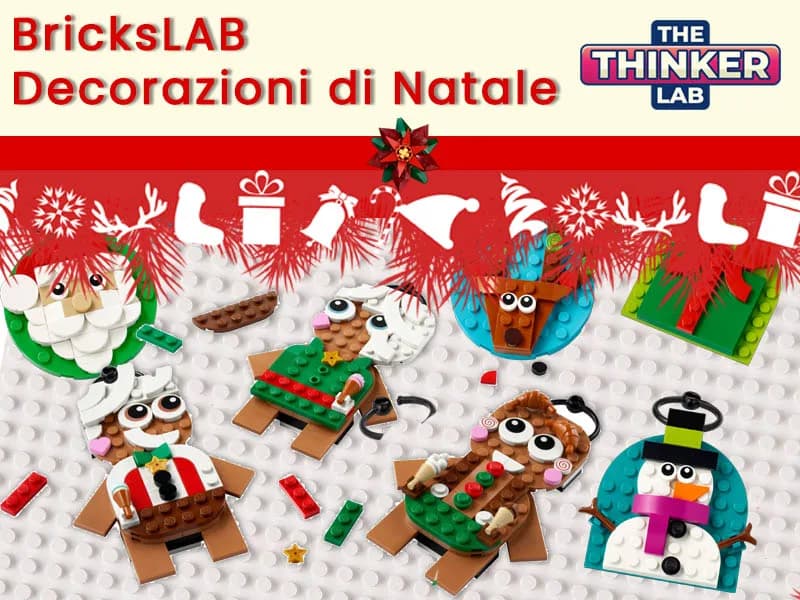 Locandina: BricksLAB: Decorazioni di Natale || The Thinker Lab, Varese